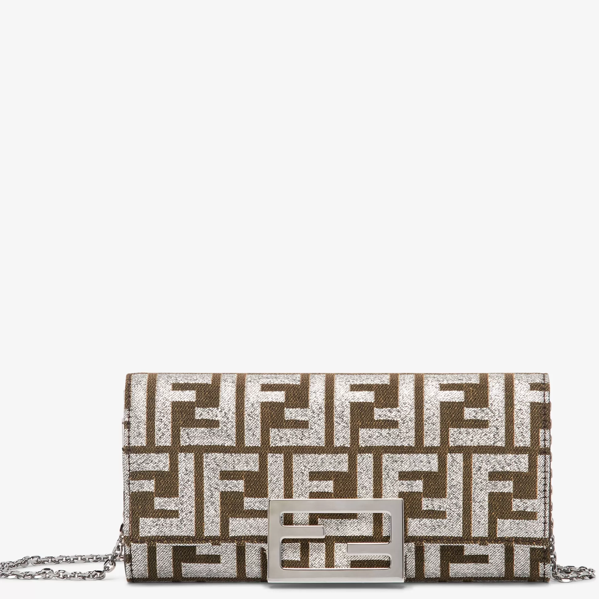 Women Fendi Wallets on Chain | BaguetteContinentalWalletWithChain