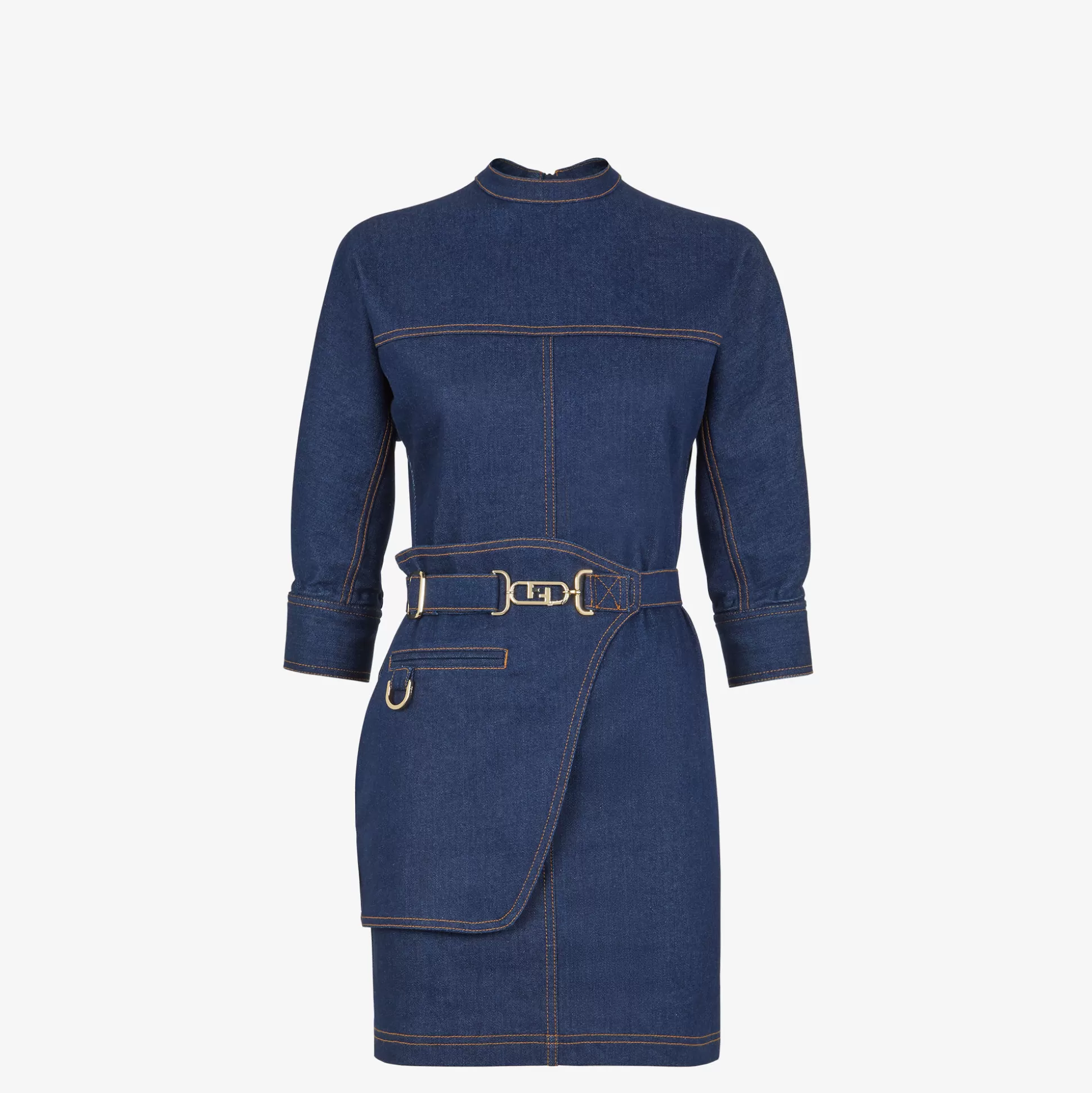 Women Fendi Denim | Dresses & Jumpsuits | Dress