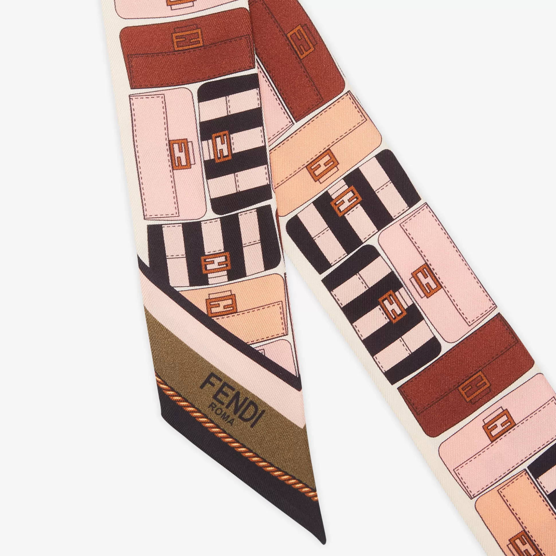 Women Fendi Silk Scarves | Wrappy